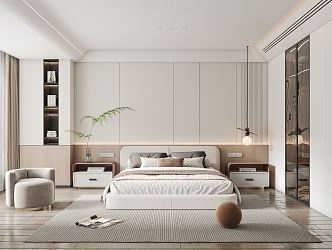 Modern Bedroom 3d model