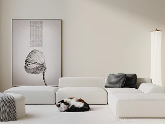 Modern Combination Sofa Sofa Combination 3d model