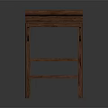 Traditional Wooden Console Table With Intricate Carved Patterns Elegant Frame And Classic Design