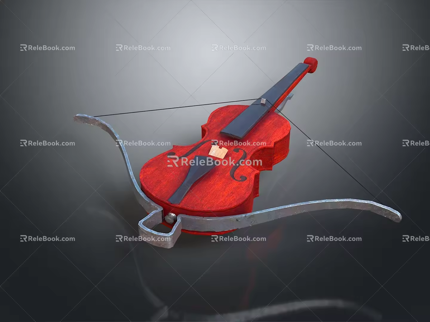 Violin Violin Cartoon Violin Animation Violin Instrument String Western Instrument 3d model