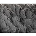 Rugged Natural Rock Component with Layered Texture and Deep Cracks for Structural Design