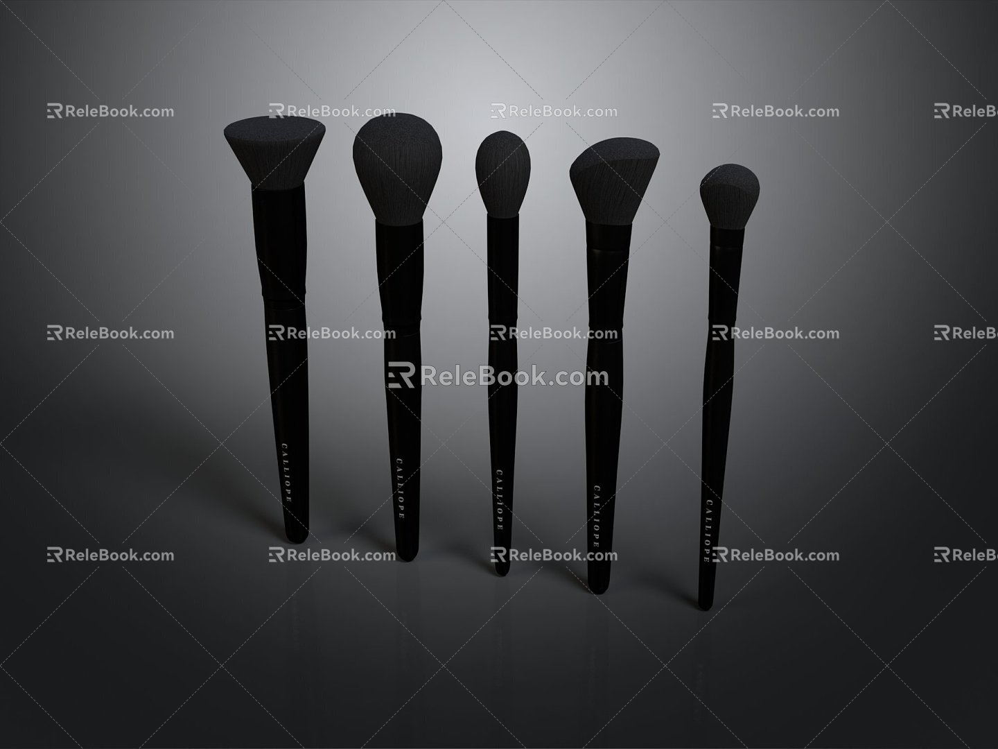 Makeup Brush Living Goods Living Goods 3d model