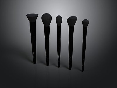 Makeup Brush Living Goods Living Goods 3d model