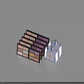 Stylish Cosmetic Products With Colorful Eyeshadow Palettes And Transparent Perfume Bottles
