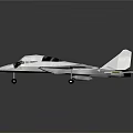 Modern Fighter Aircraft Model With Sleek Design Transparent Canopy Metallic Finish And Reflective Base