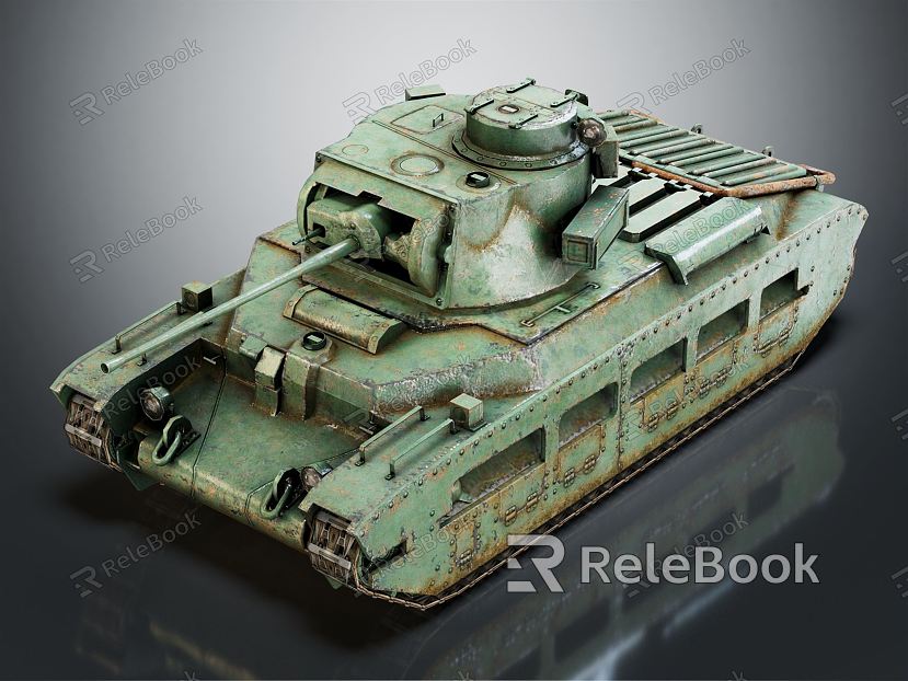 Modern Tank British Tank World War II Tank model