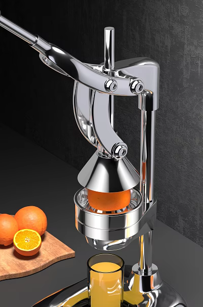 modern juicer juicer orange 3d model
