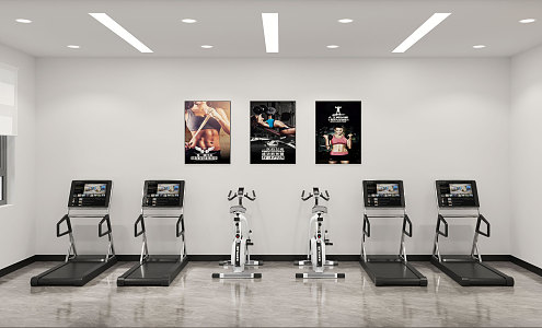 Modern Gym 3d model