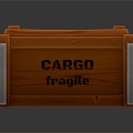 modern box cargo box shipping wooden box cargo box 3d model