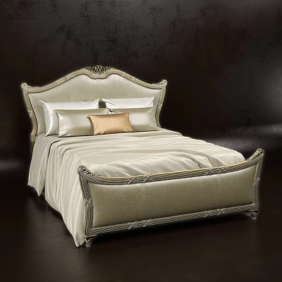 Double bed 3d model Double bed 3d model