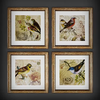 Animal painting 3d model