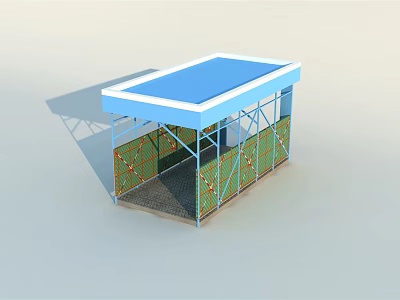 Modern safe passage 3d model