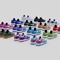 sneaker Nike Shoes Air Force One Casual Shoes Running Shoes Sneakers 3d model