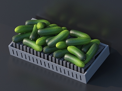 Modern Cucumber 3d model