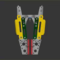 Pipe pliers vise bench vise wrench tool hardware tool processing tool furniture 3d model