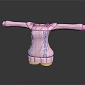 Pink Cable Knit Sweater With Intricate Knitted Texture And Elegant Design For Casual Wear