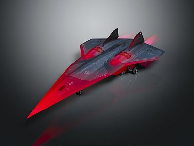 modern bomber stealth aircraft military aircraft stealth bomber long-range bomber 3d model