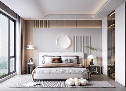 Modern Bedroom 3d model