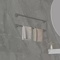 Modern Towel Rack Towel Bar Towel 3d model
