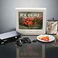 modern game console TV 3d model