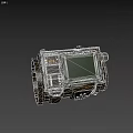 Futuristic Digital Wrist Gadget Featuring Green Screen Mechanical Design And 7000 Plus