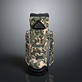 Camouflage Pattern Backpack For Daily Use With Comfortable Straps And Durable Design