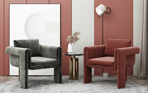 Modern Casual Sofa Combination Sofa 3d model