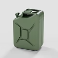 Green Jerry Can Daily Life Supplies With Portable Handle Sturdy Design And Liquid Storage