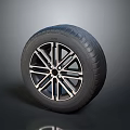 Stylish Car Tire And Alloy Wheel Rim For Automotive Parts With Durable Rubber