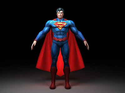 Superman Man Marvel Hero Savior 3d model