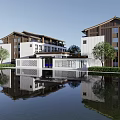 New Chinese Architecture 3d model