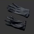 Navy Blue Leather Gloves With White Lining For Daily Wear And Comfort