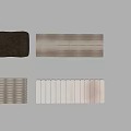 Soft bag bedside back bed back 3d model