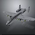 Aerospace White Aircraft Model With Twin Engines Underwing Mounts And Logo