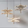 Modern chandelier 3d model