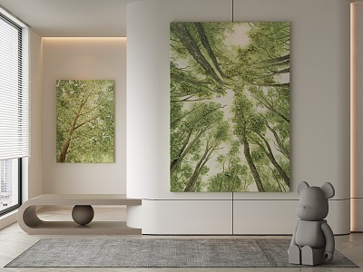 Modern Decorative Painting 3d model