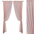 Stylish Curtains With Pom Pom Trim And Various Texture Options For Decor