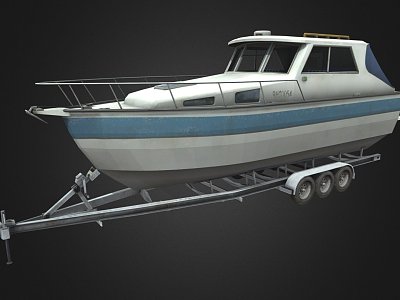 Modern Yacht model