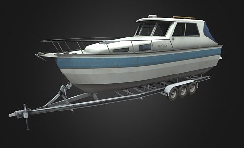 Modern Yacht 3d model