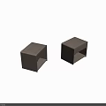 Modern Light Wood Bedside Tables with Drawer and Open Shelf Storage Design