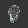 Handcrafted Realistic Human Skull Stone Sculpture Carving With Detailed Texture