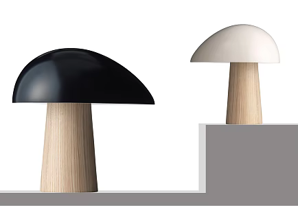 Modern Table Lamp Mushroom Table Lamp Minimalist Table Lamp 3d model