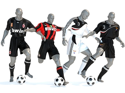 Style Business Equipment Model Clothing Costume Soccer Gown Athlete model