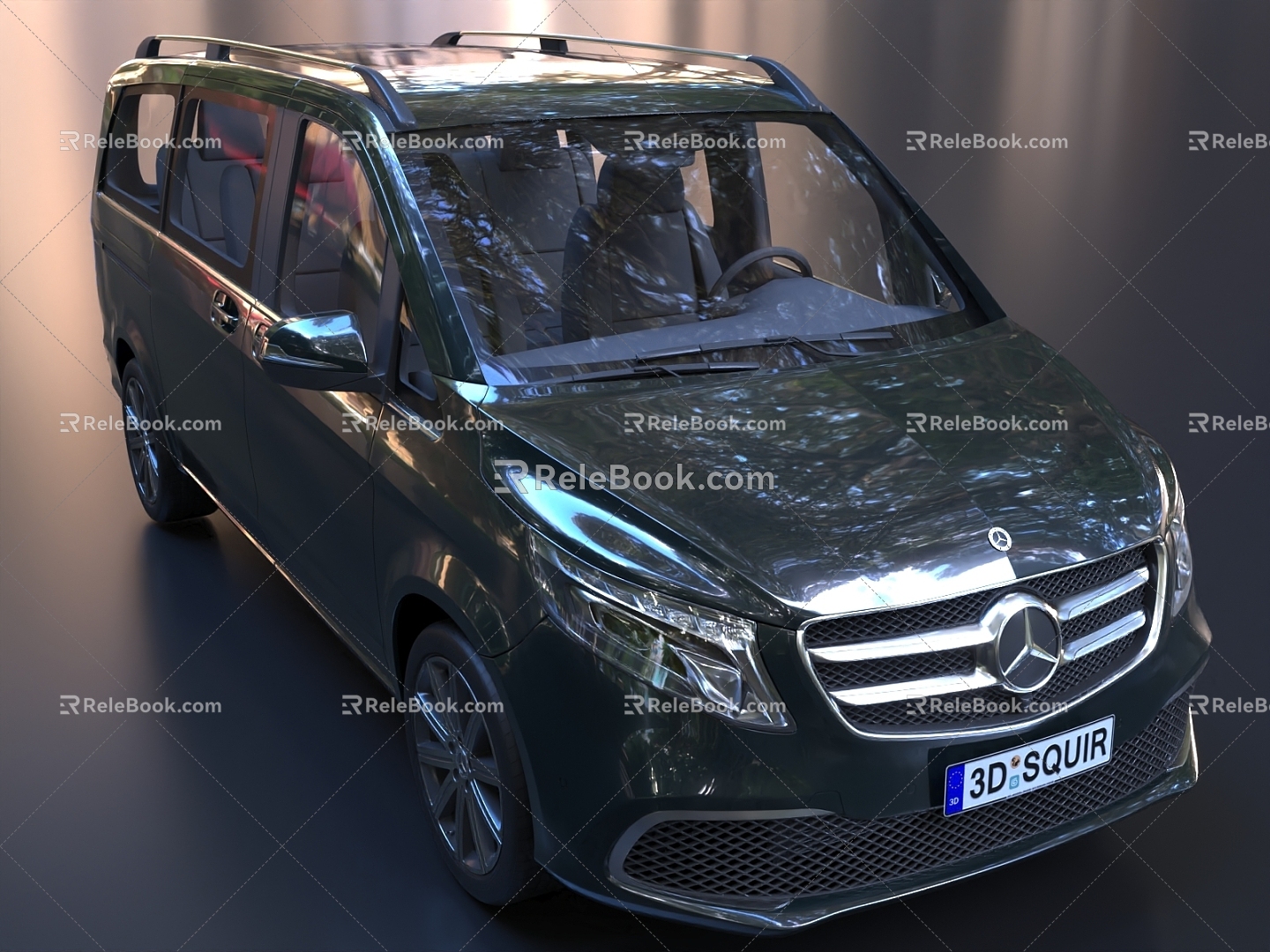 Mercedes-Benz Car Business Vehicle Mercedes-Benz MPV 3d model