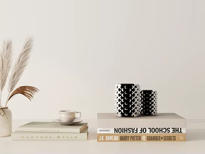 Modern ornaments combination 3d model Modern ornaments combination 3d model