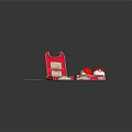 Modern game machine Pikachu game machine 3d model