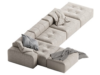 Modern Multiplayer Sofa 3d model