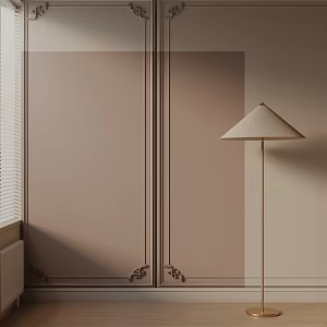Modern floor lamp 3d model