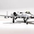 Fighter A10 Attack Aircraft 3d model