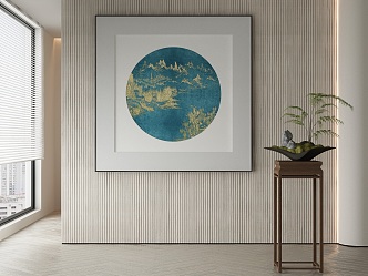 New Chinese Decorative Painting 3d model